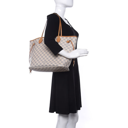 Louis Vuitton Damier Azur Neverfull MM 2 of 9