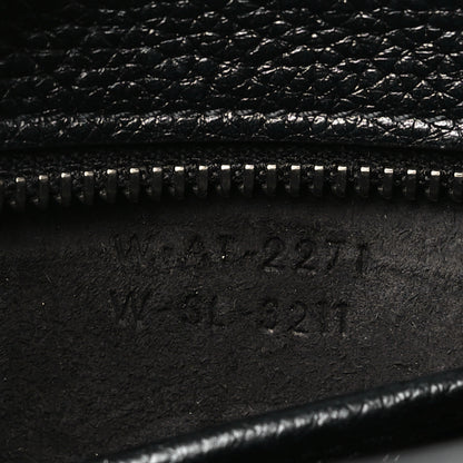 Celine Drummed Calfskin Nano Luggage Black 8 of 11