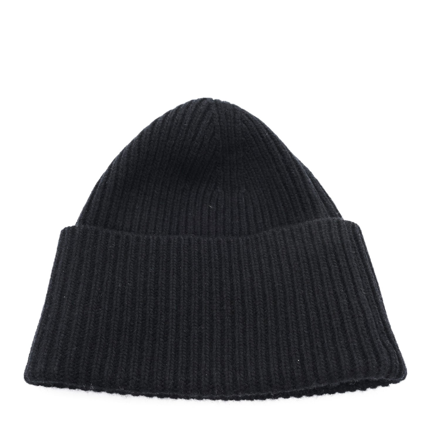 Wool LV Headline Beanie Hat Black