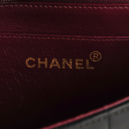 Chanel Lambskin Quilted Chevron Small Single Flap Black 7 of 9