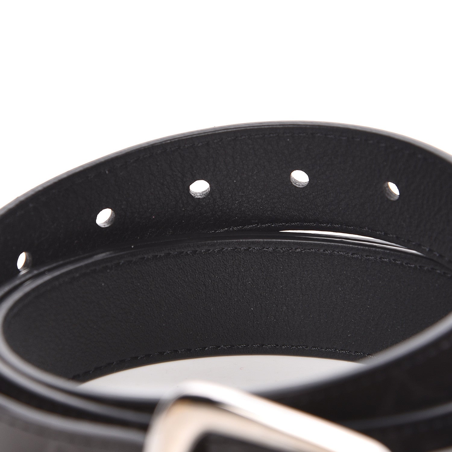 Louis Vuitton Glaze Calfskin Monogram Eclipse Ouest 30mm Belt 100 40 5 of 7