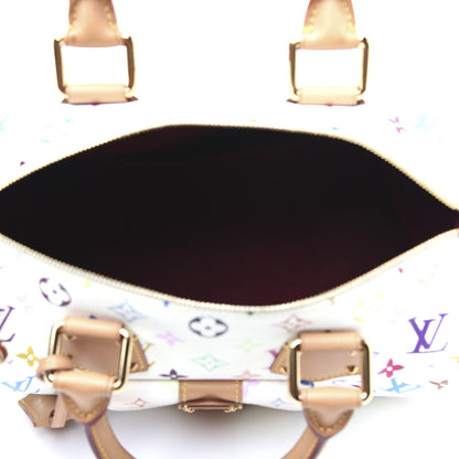 Louis Vuitton Monogram Multicolor Speedy 30 White 5 of 20