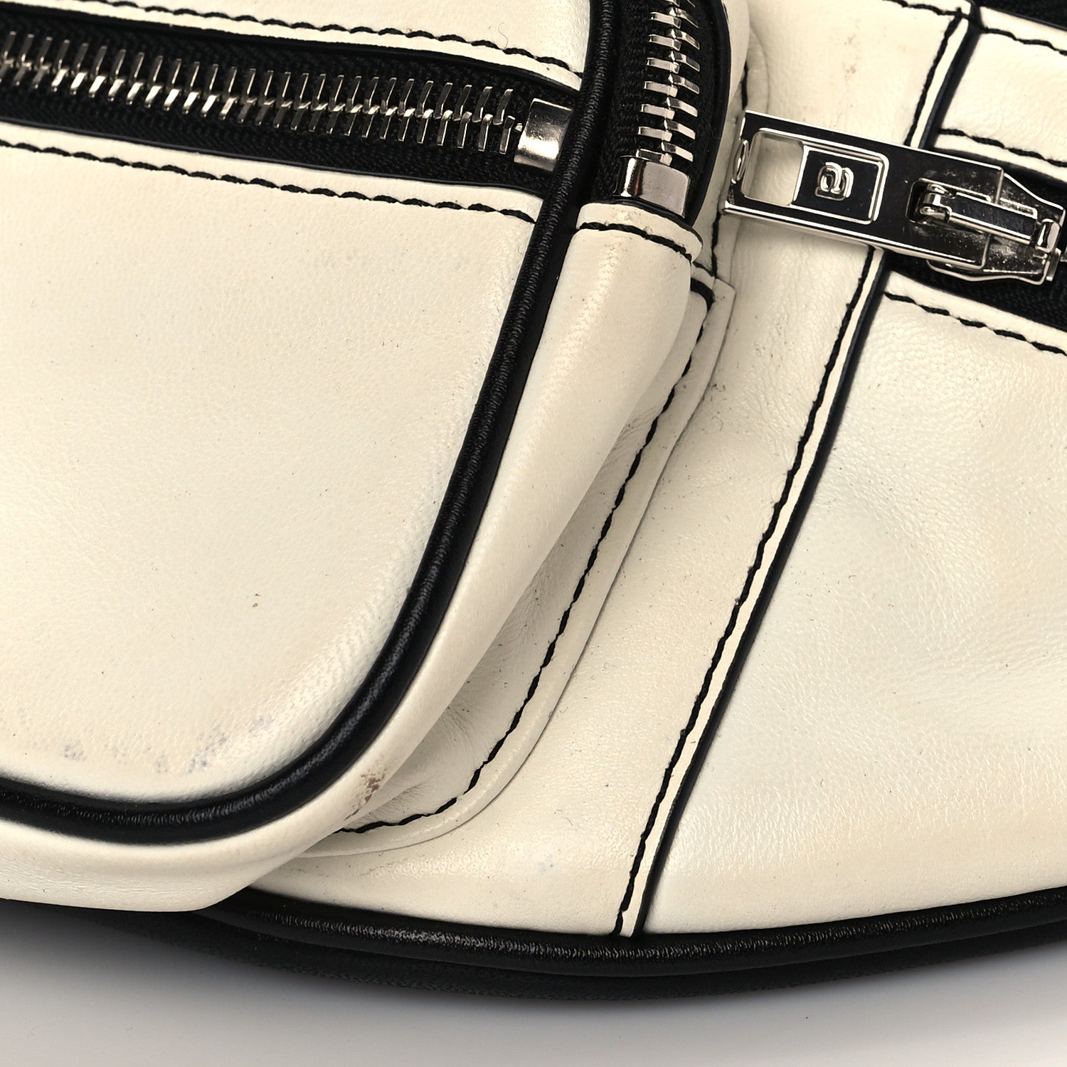 Alexander Wang Lambskin Attica Belt Bag White 9 of 9