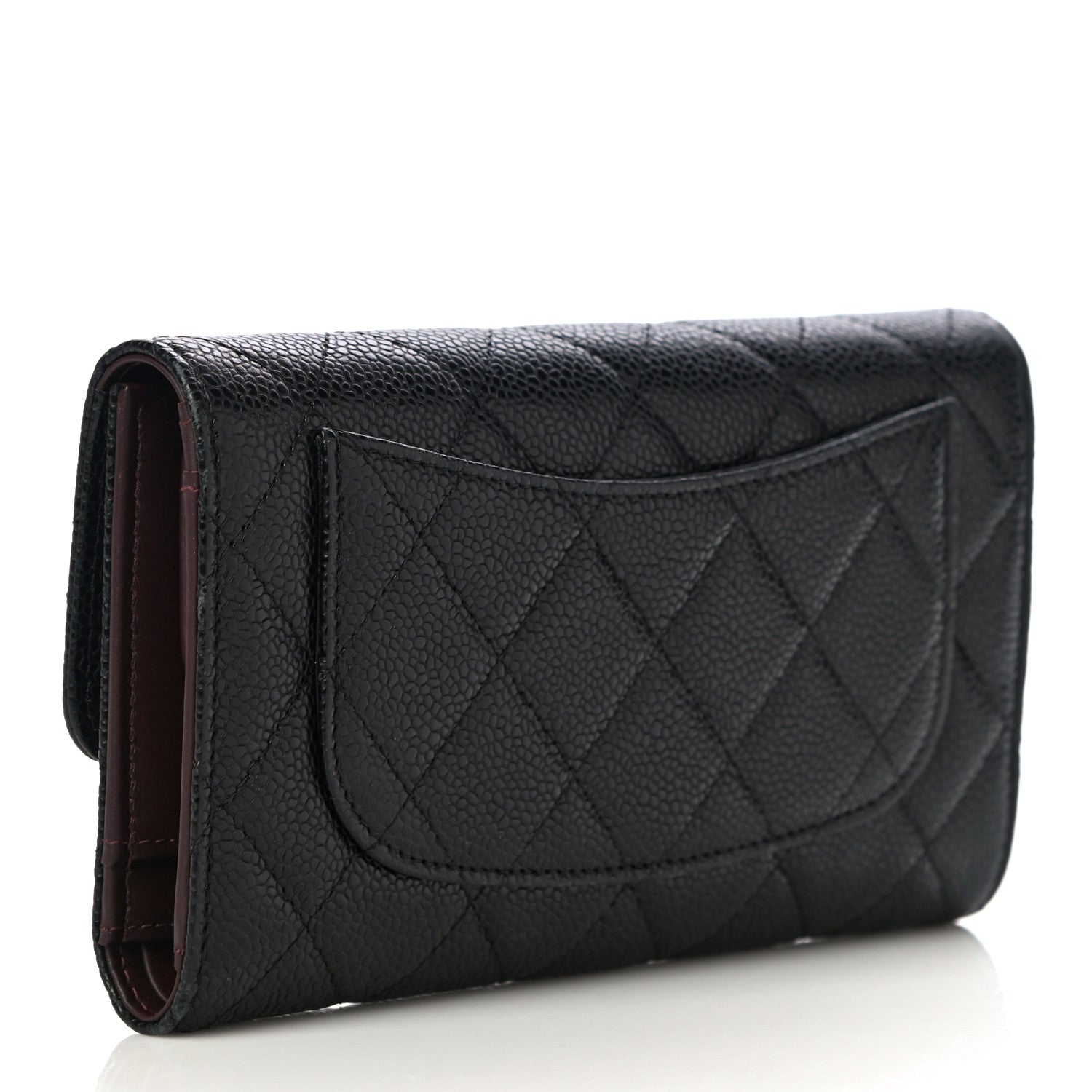 Chanel Caviar Quilted Large Flap Wallet Black 3 of 13