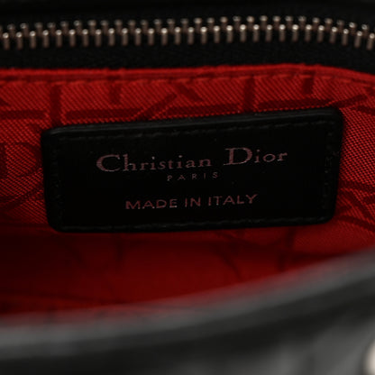 Christian Dior Lambskin Cannage Mini Lady Dior Black 6 of 10
