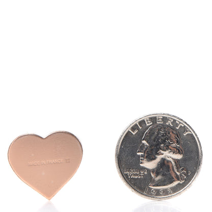 Hermes Rose Gold Plated Brass Mini Coeur Twilly Scarf Ring 2 of 5