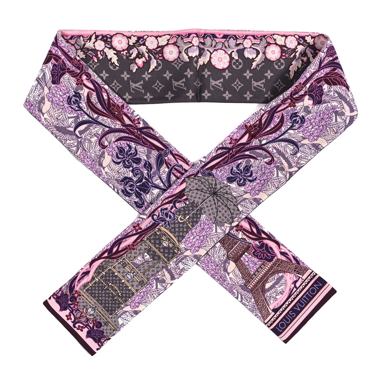 Louis Vuitton Silk Louis A Paris Bandeau Rose 1 of 4