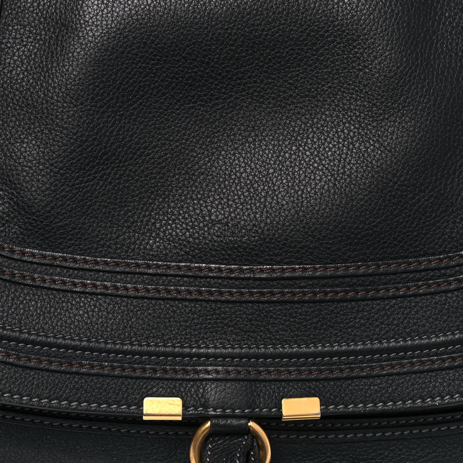 Chloe Calfskin Medium Marcie Satchel Black 8 of 14