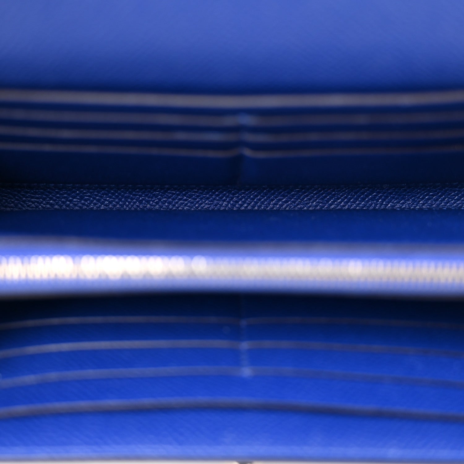 Hermes Epsom Kelly Longue Wallet Bleu Electrique 5 of 8