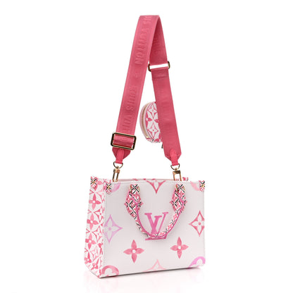 Louis Vuitton Monogram Giant By The Pool 2.0 Onthego PM Pink 3 of 9