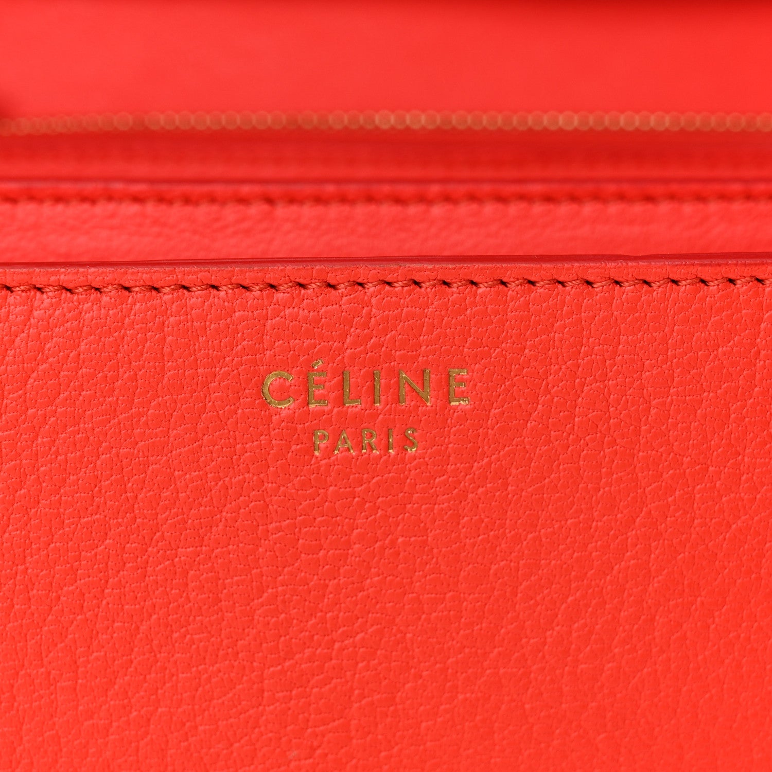 Celine Goatskin Medium Classic Box Flap Bag Alizarin 7 of 15