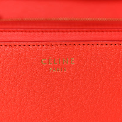Celine Goatskin Medium Classic Box Flap Bag Alizarin 7 of 15