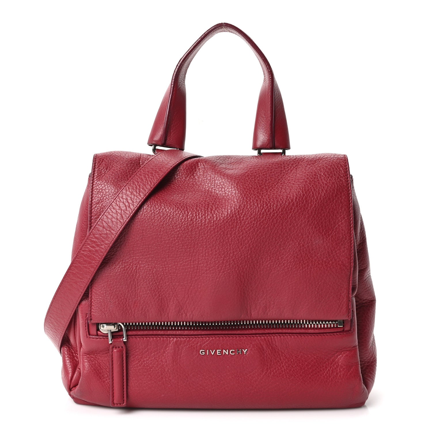 Givenchy Calfskin Medium Pandora Pure Flap Red 1 of 10