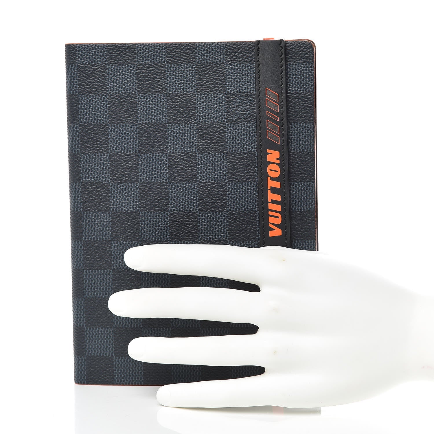 Louis Vuitton Damier Cobalt Race Gustave Notebook MM 2 of 11
