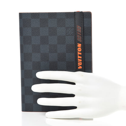 Louis Vuitton Damier Cobalt Race Gustave Notebook MM 2 of 11