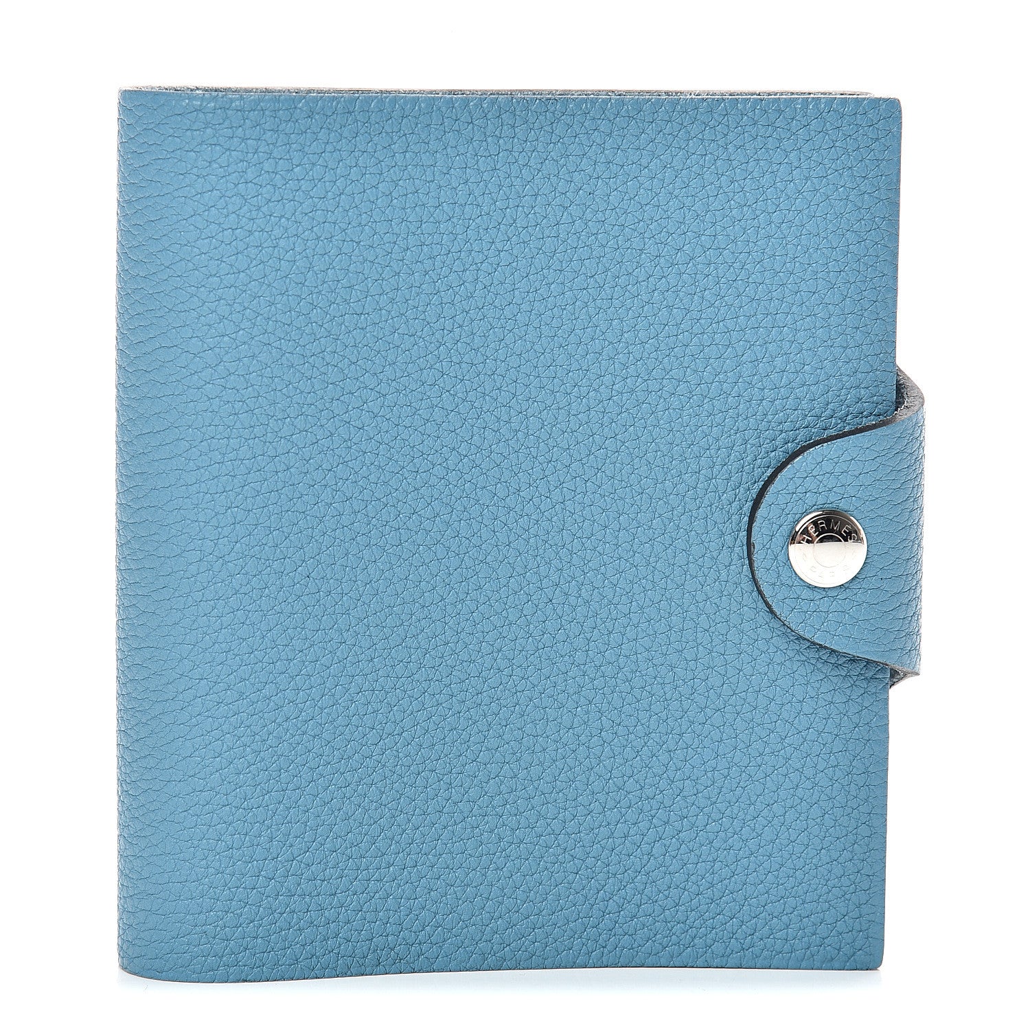 Hermes Togo Ulysse Mini Notebook Cover Blue Jean 1 of 7
