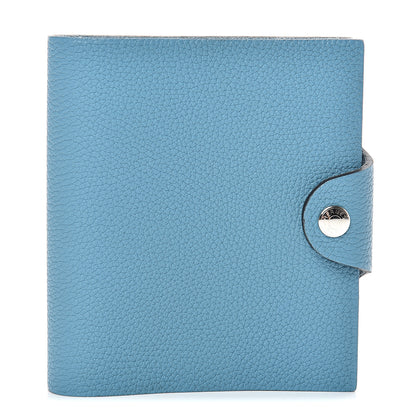 Hermes Togo Ulysse Mini Notebook Cover Blue Jean 1 of 7