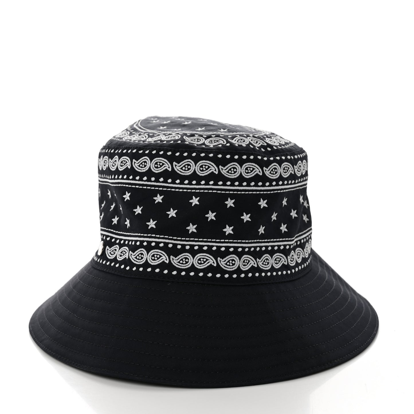 Technical Gabardine Balade Bandana Bucket Hat 57 Marine
