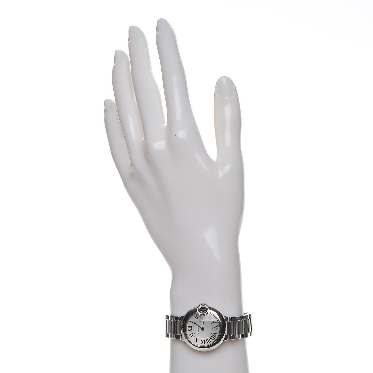 Cartier Stainless Steel 28mm Ballon Bleu De Quartz Watch 2 of 8