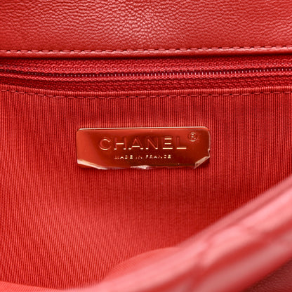 Chanel Goatskin Quilted Large Chanel 19 Flap Red 6 of 11