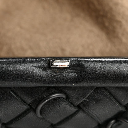 Bottega Veneta Nappa Intrecciato Knot Clutch Black 9 of 11