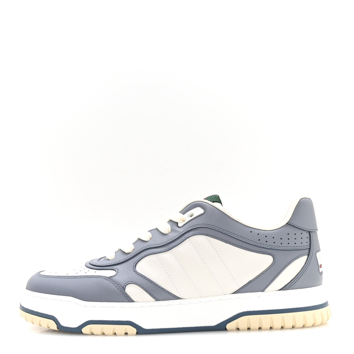 Sparrow Calfskin Mens Re-Web Sneakers 9.5 Grey White