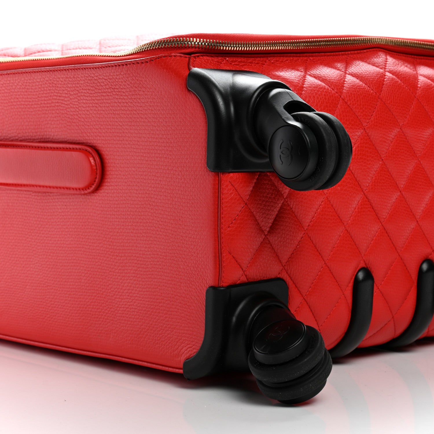 Chanel Calfskin Quilted Coco Case Trolley Red 8 of 10
