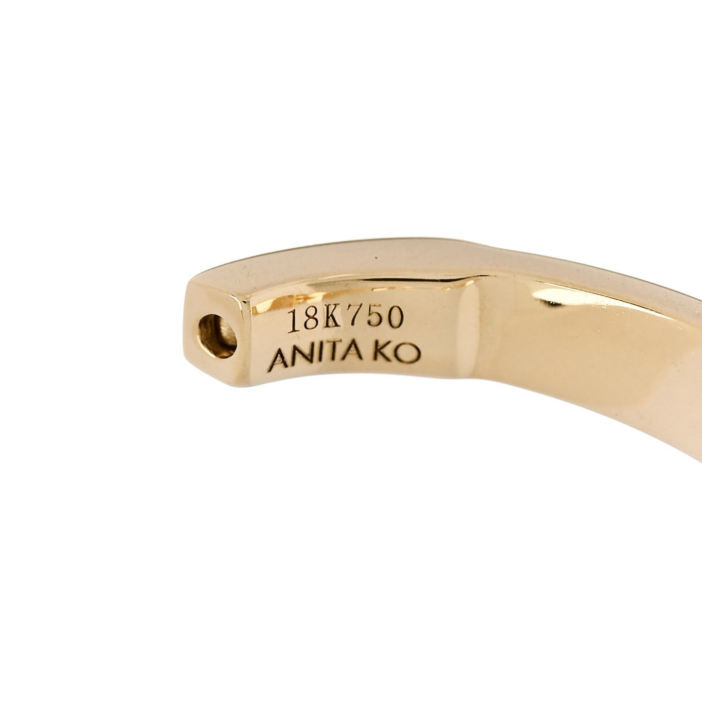 18K Yellow Gold Classic Meryl Hoop Earrings