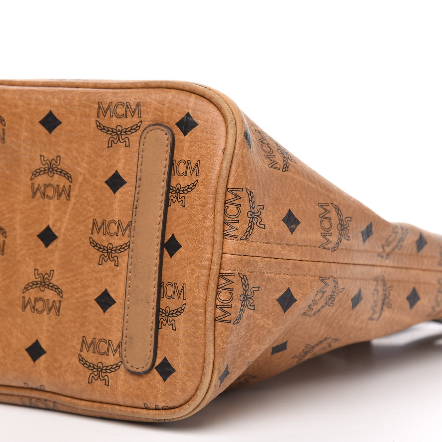 Visetos Medium Liz Reversible Shopper Tote Cognac