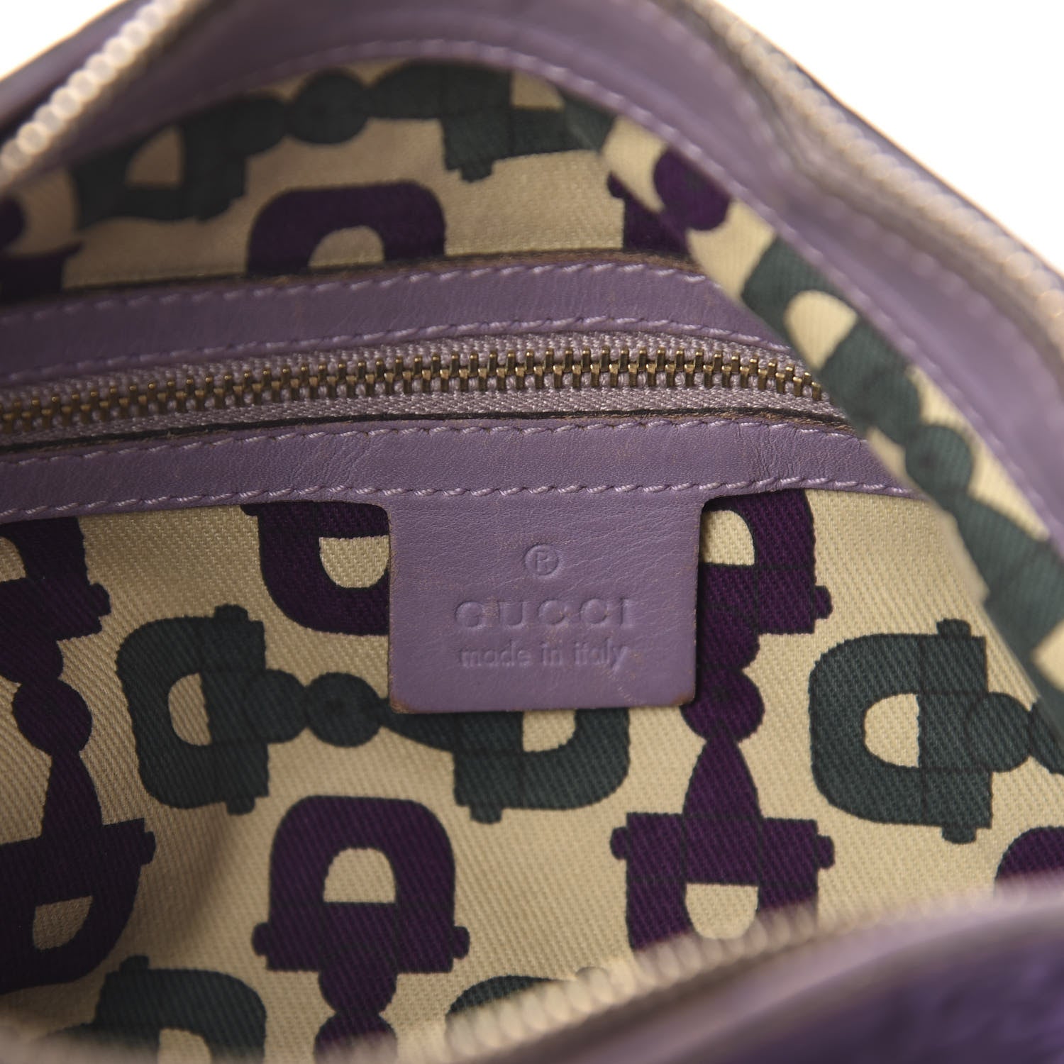 Gucci Guccissima Creole Hobo Purple 12 of 14