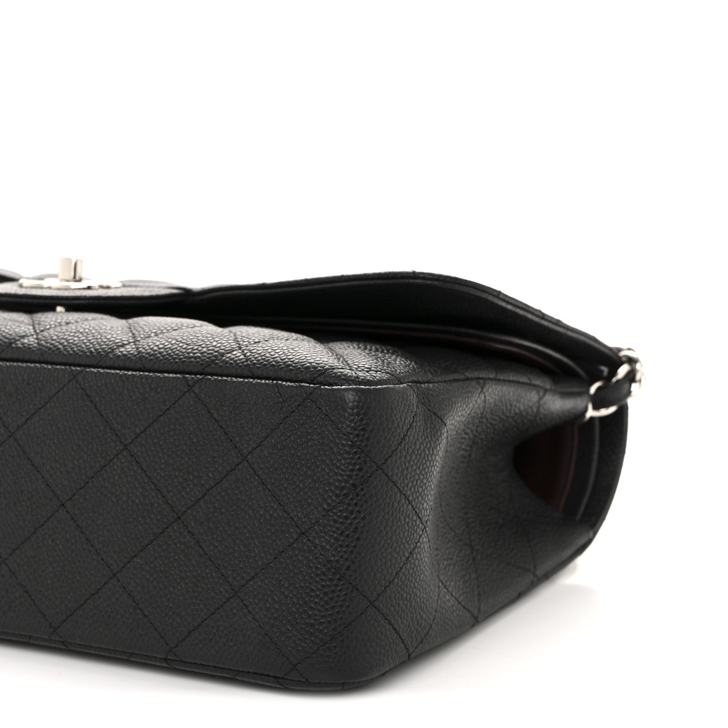 Chanel Caviar Quilted Jumbo Double Flap Black 10 of 13