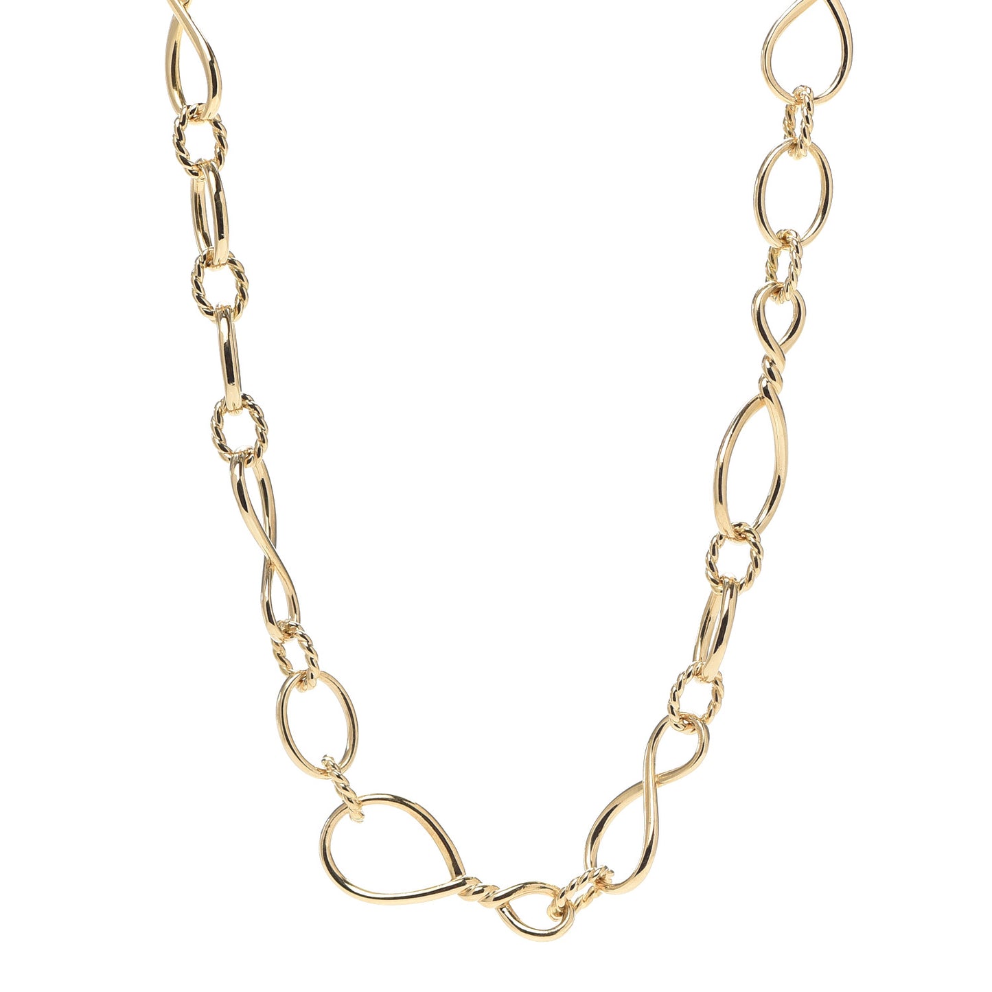 18K Yellow Gold Medium Continuance Chain Necklace