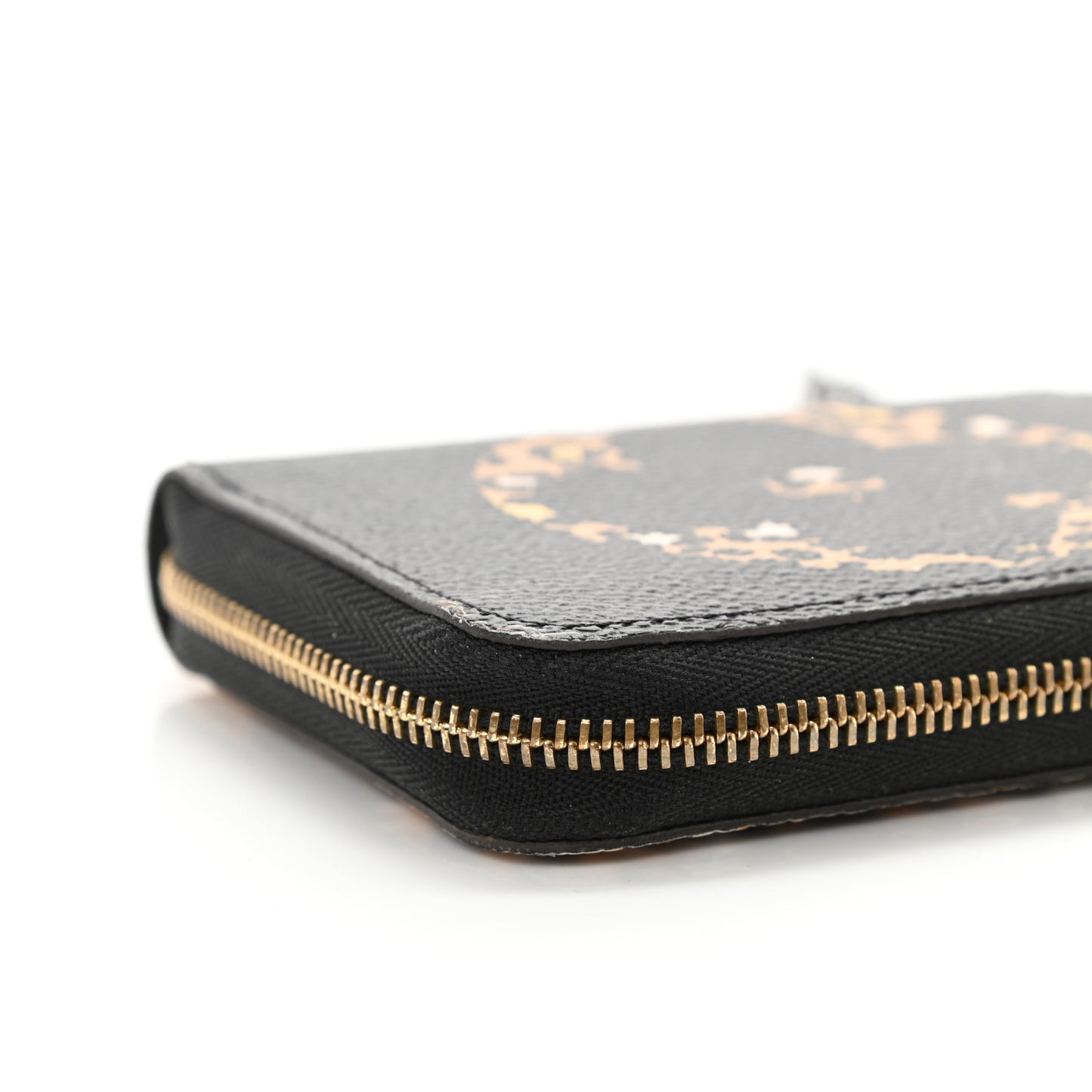 Monogram Giant Jungle Zippy Coin Purse Black