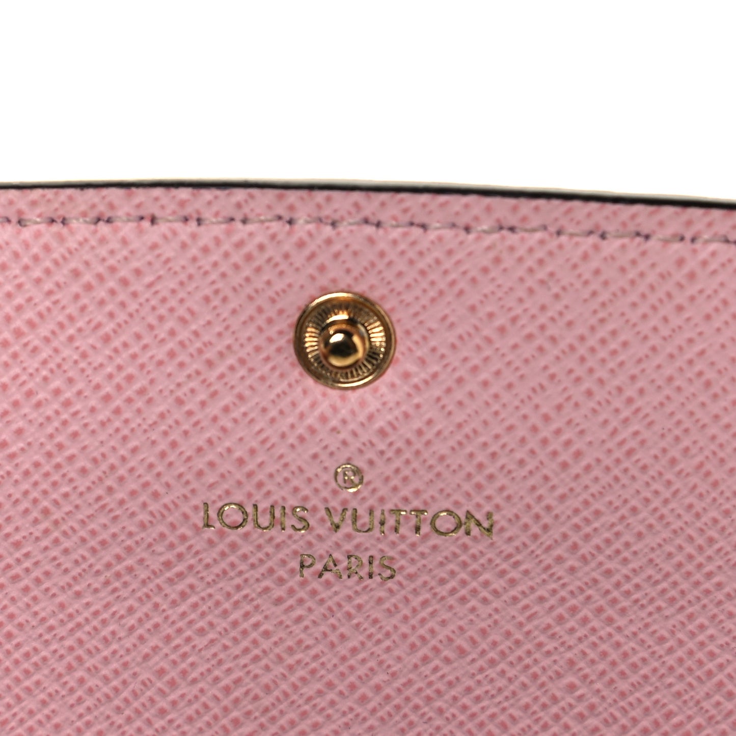 Monogram Emilie Wallet Rose Ballerine