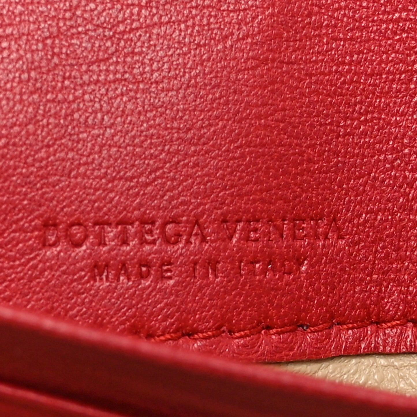 Nappa Intrecciato Continental Flap Wallet Cassis