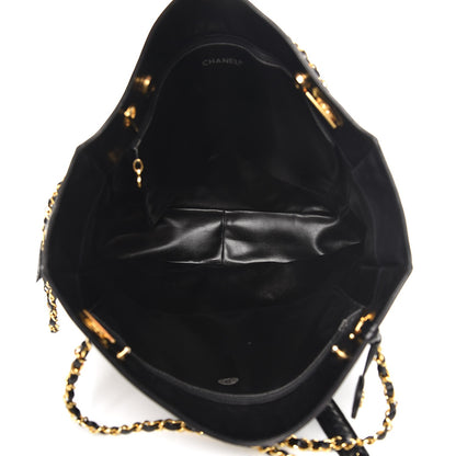Chanel Lambskin Quilted Large Shoulder Bag Black 5 of 13