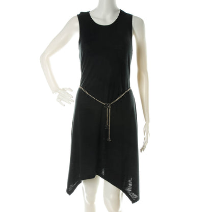 Chanel Enamel CC Chain Belt Silver Black 2 of 5