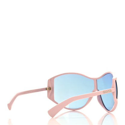 Chanel Acetate Mirror Shield Sunglasses 71475 Pink 4 of 7