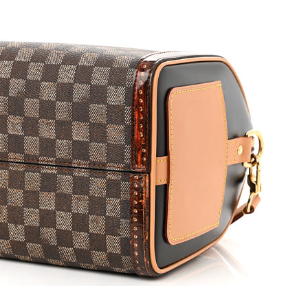 Louis Vuitton Transformed Damier Ebene Time Trunk Speedy Bandouliere 25 Black 9 of 11