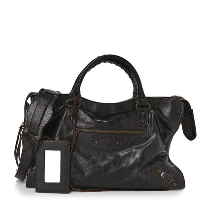 Balenciaga Chevre Classic Hardware City Chocolate 1 of 10