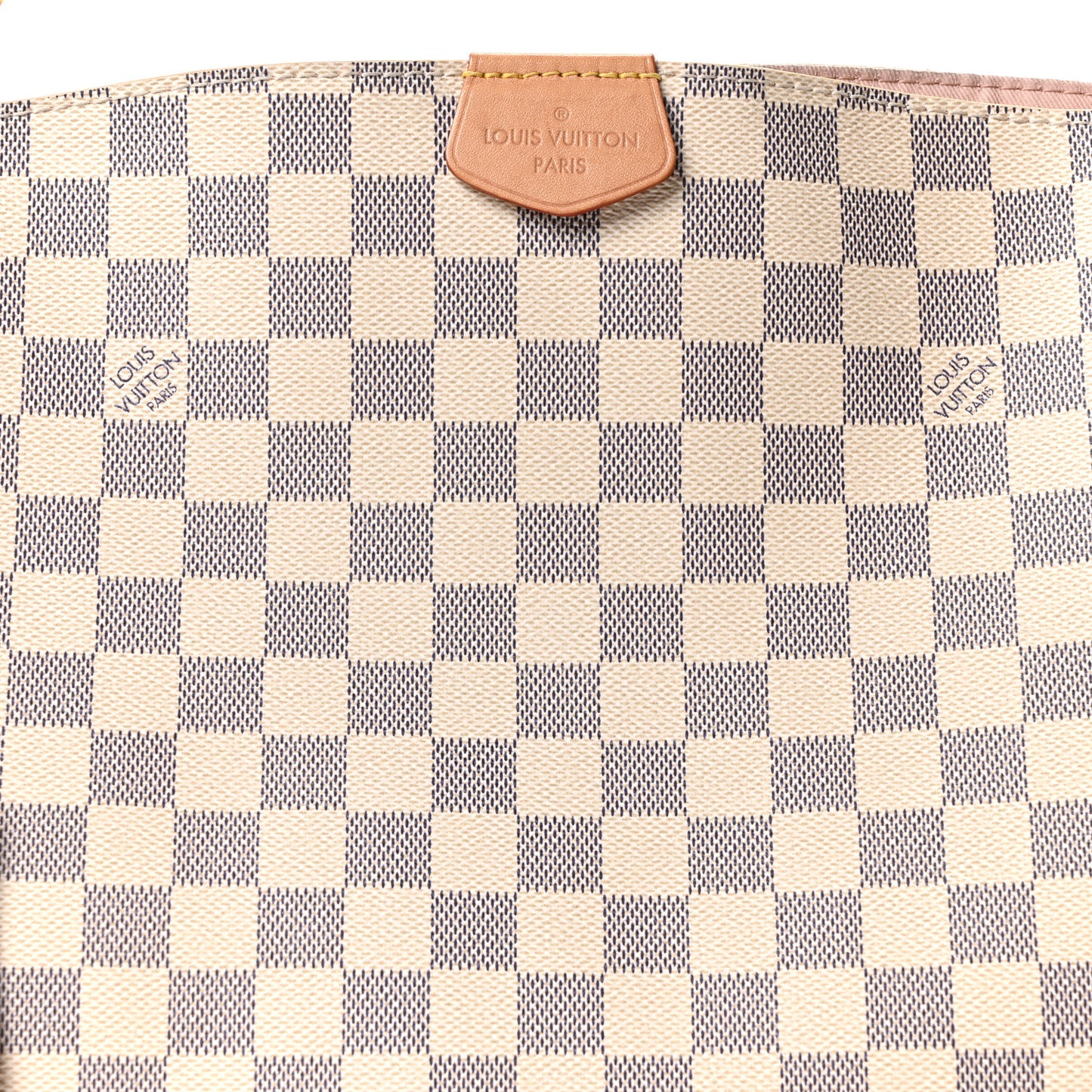 Damier Azur Graceful PM Rose Ballerine Rose Ballerine