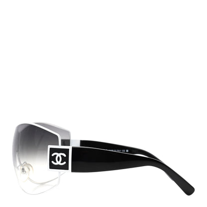 Chanel CC Sunglasses 4114 Black White 3 of 5