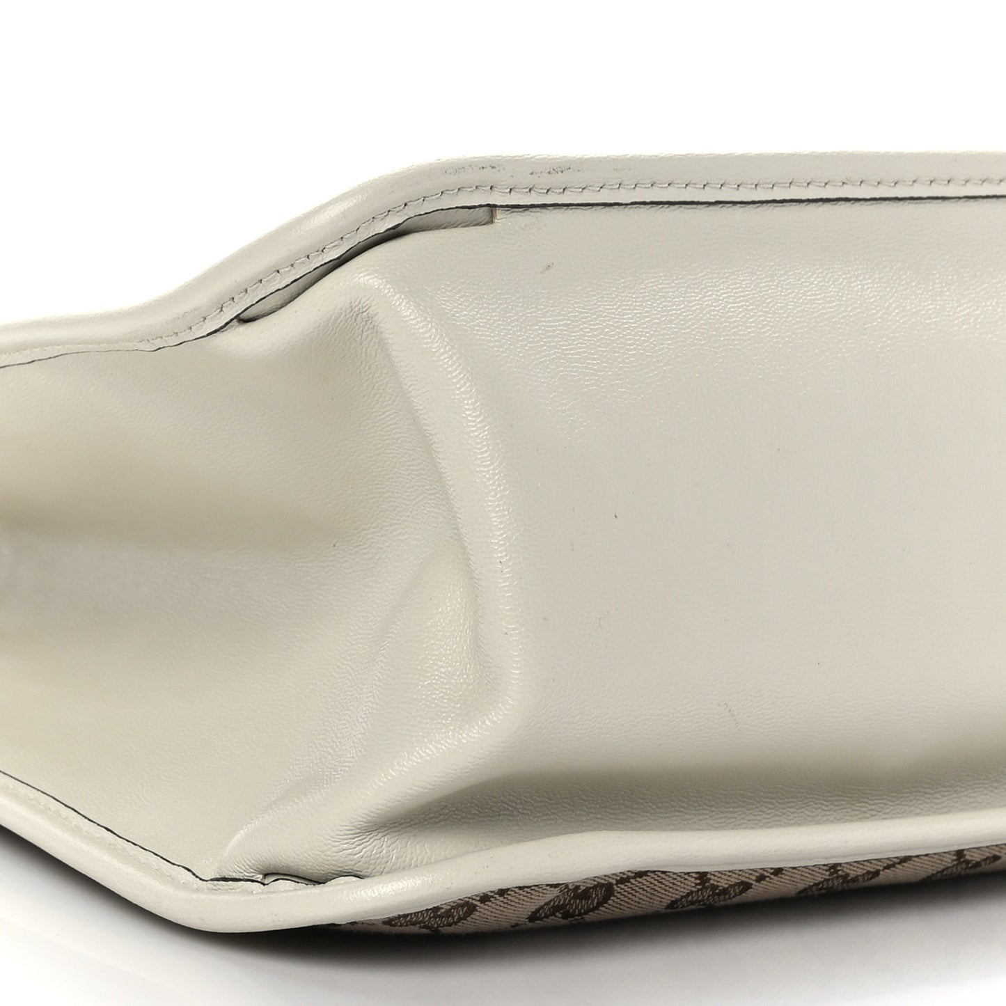 Monogram New Sakai Calfskin Lux Horsebit 1955 Tote Beige Ebony Mystic White
