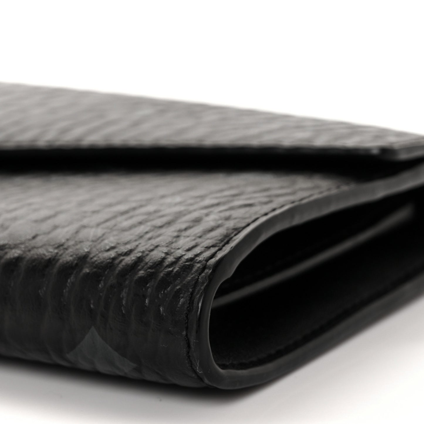 Visetos Large Patricia Wallet On Chain Black