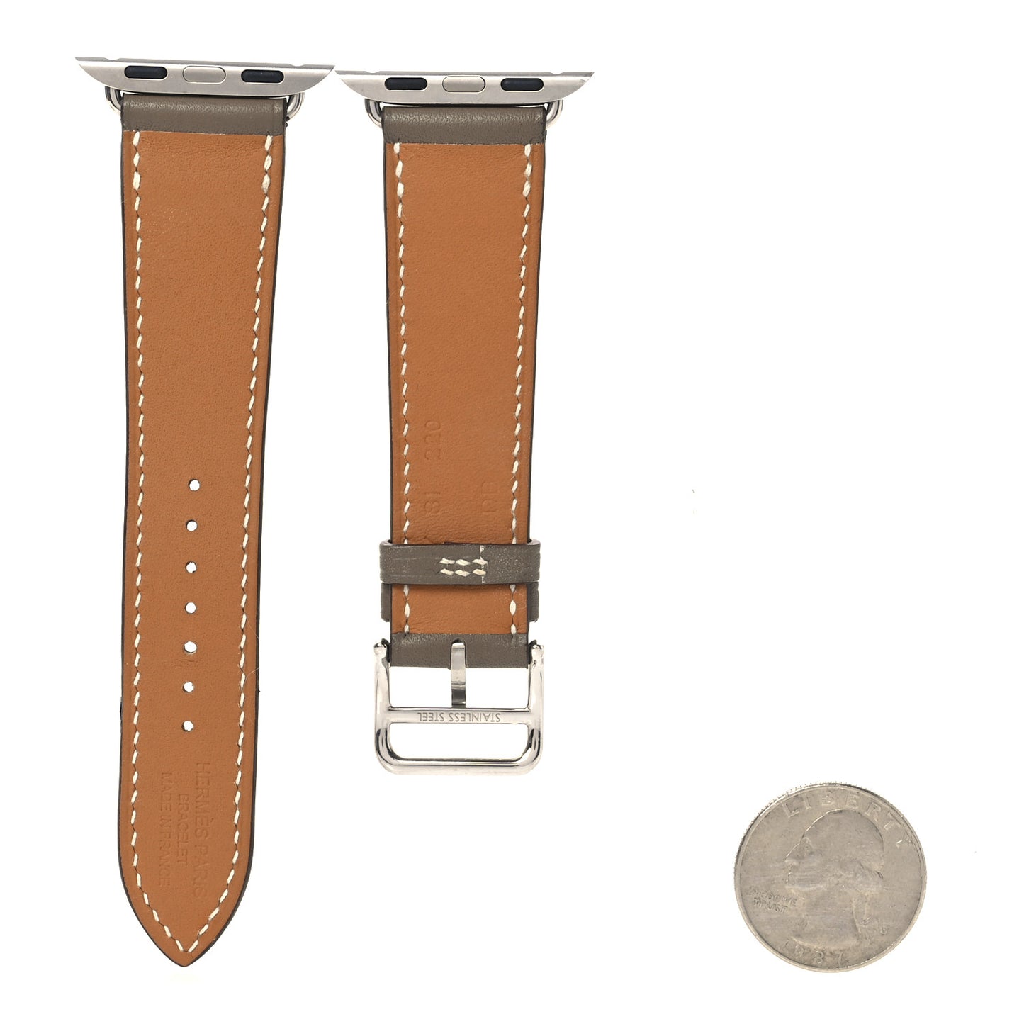 Swift 38mm Single Tour Watch Strap  Etoupe