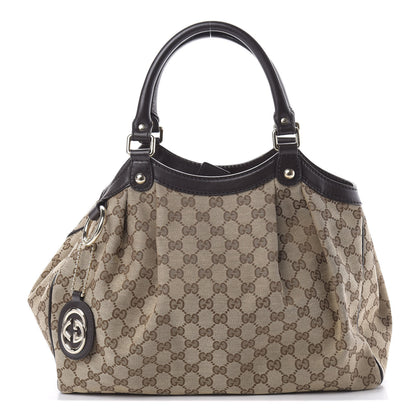 Gucci Monogram Medium Sukey Tote Dark Brown 1 of 12