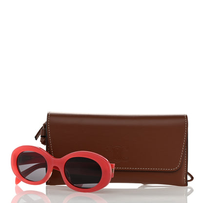 Celine Acetate Triomphe 01 Sunglasses CL 40194U Pink 7 of 7