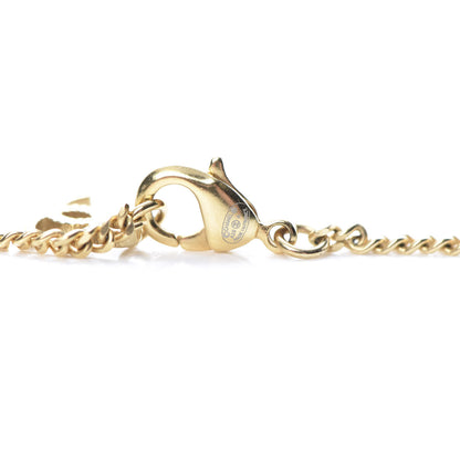Chanel Crystal Pearl CC Camellia Necklace Gold 4 of 5