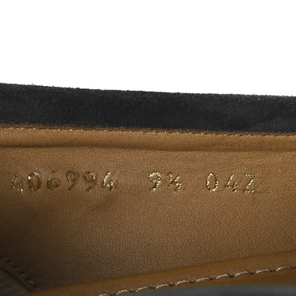 Gucci Suede Horsebit Mens Jordaan Loafers 9.5 Green 9 of 10