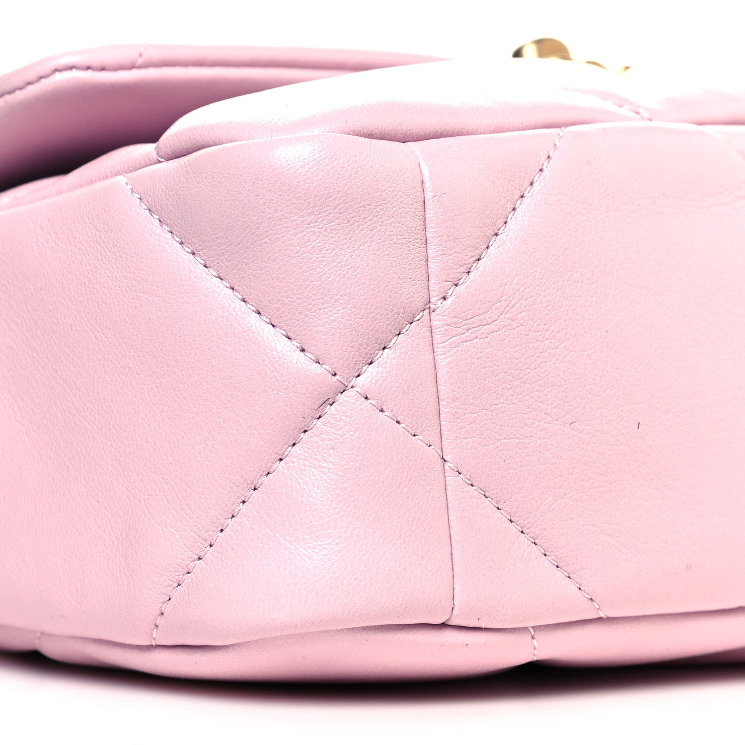 Chanel Lambskin Quilted Medium Chanel 19 Flap Light Pink 9 of 12